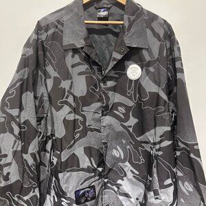 Aape by Bathing Ape reflective camo coach jacket